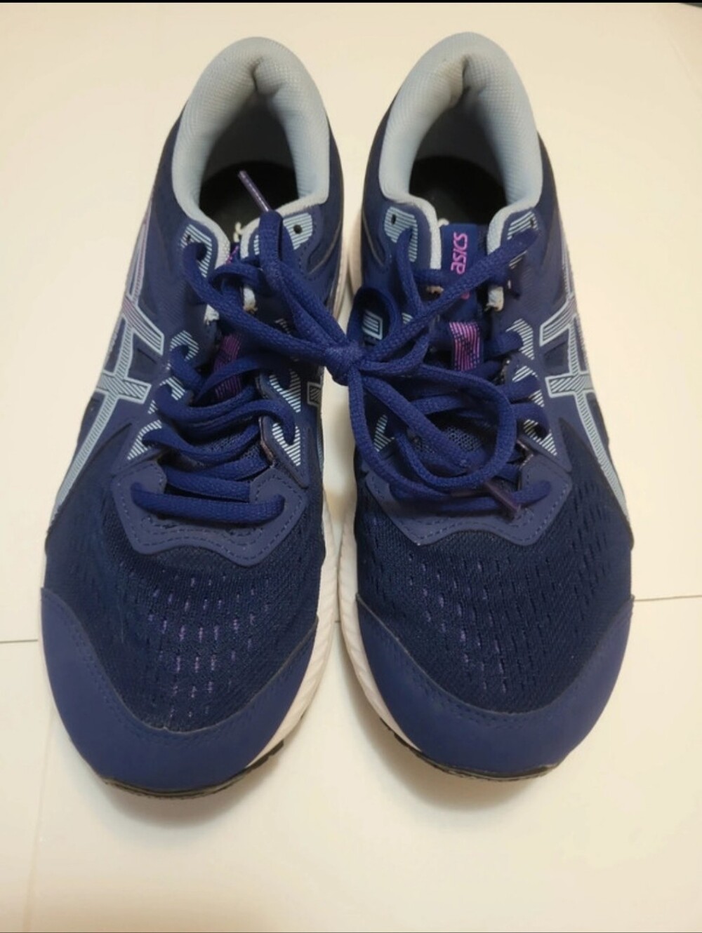 Asics Women's Deep Blue Athletic Running Shoes Size 9.5 - Picture 3 of 6